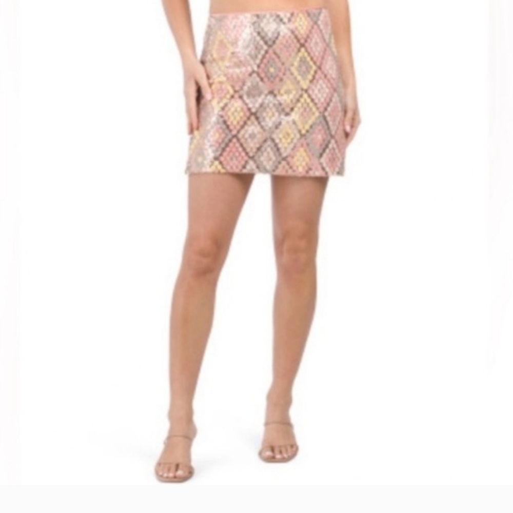 Caroline Constas Sequin Mini Skirt Size 10